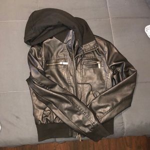Leather (like) jacket in good condition!